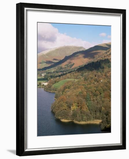 Grasmere in Autumn, Lake District National Park, Cumbria, England, United Kingdom-Roy Rainford-Framed Photographic Print