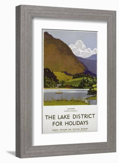 Grasmere Lake District--Framed Art Print