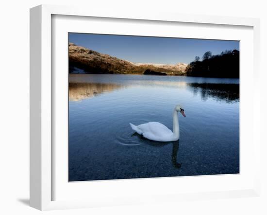 Grasmere, Near Ambleside, Lake District National Park, Cumbria, England, UK-Lee Frost-Framed Photographic Print