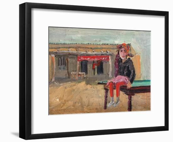 Grasp Rice Master's Daughter-Zhang Yong Xu-Framed Giclee Print