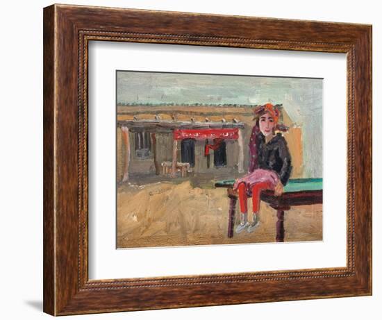 Grasp Rice Master's Daughter-Zhang Yong Xu-Framed Giclee Print
