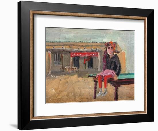 Grasp Rice Master's Daughter-Zhang Yong Xu-Framed Giclee Print