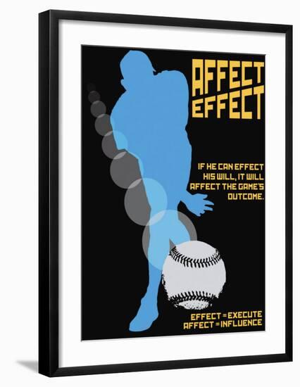 Grasping Grammar: Affect Effect-Christopher Rice-Framed Art Print