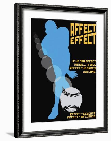 Grasping Grammar: Affect Effect-Christopher Rice-Framed Art Print