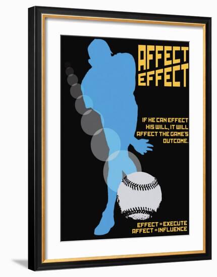 Grasping Grammar: Affect Effect-Christopher Rice-Framed Art Print
