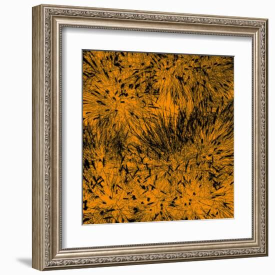 Grass (orange), c.2011-Davide Polla-Framed Premium Giclee Print