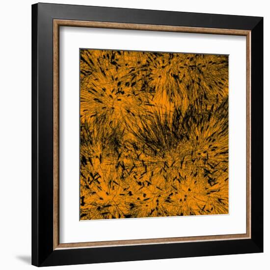 Grass (orange), c.2011-Davide Polla-Framed Premium Giclee Print