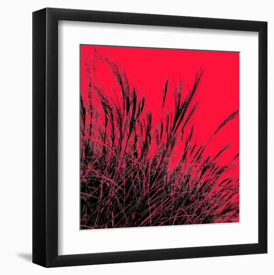 Grass (red), c.2011-Davide Polla-Framed Premium Giclee Print