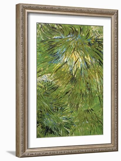 Grass-Vincent van Gogh-Framed Art Print