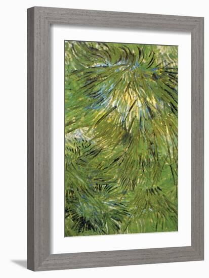 Grass-Vincent van Gogh-Framed Art Print