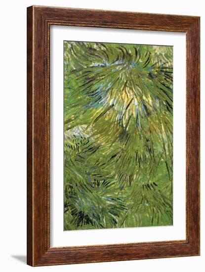 Grass-Vincent van Gogh-Framed Art Print