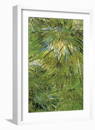 Grass-Vincent van Gogh-Framed Art Print