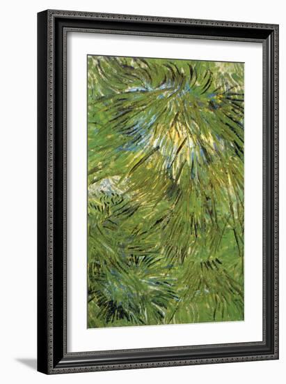 Grass-Vincent van Gogh-Framed Art Print