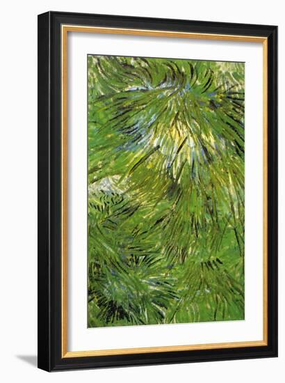 Grass-Vincent van Gogh-Framed Art Print