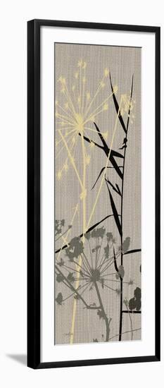 Grasses 1 Gray-Diane Stimson-Framed Art Print