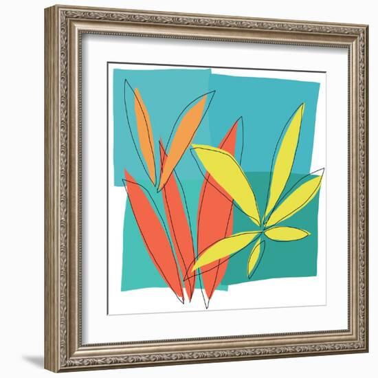 Grasses I-Jan Weiss-Framed Art Print