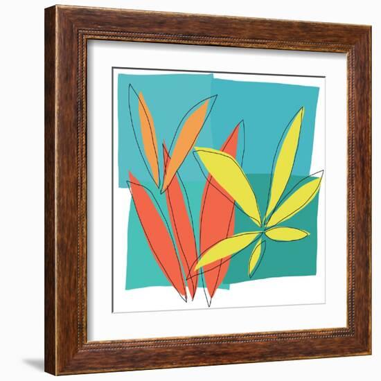 Grasses I-Jan Weiss-Framed Art Print