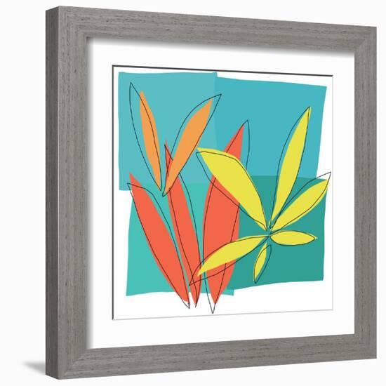 Grasses I-Jan Weiss-Framed Art Print