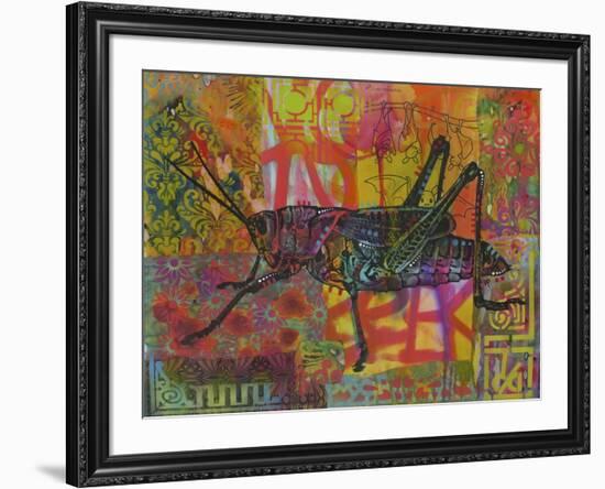 Grasshopper, Grasshoppers, Insects, Jumper, Bugs, Stencils, Pop Art-Russo Dean-Framed Giclee Print