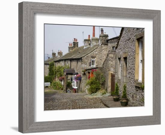 Grassington Village, Yorkshire Dales National Park, North Yorkshire, England, United Kingdom-White Gary-Framed Photographic Print