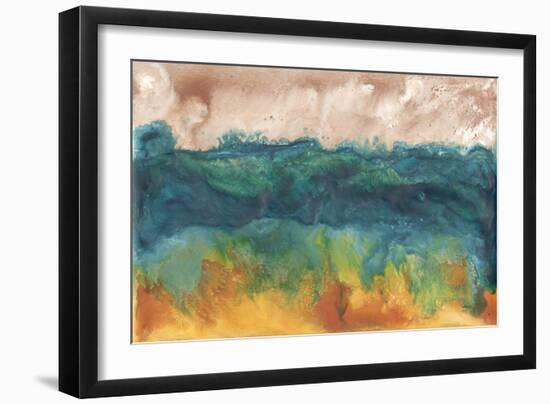 Grassland Sunset II-Alicia Ludwig-Framed Art Print