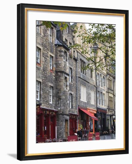 Grassmarket, the Old Town, Edinburgh, Scotland, Uk-Amanda Hall-Framed Photographic Print