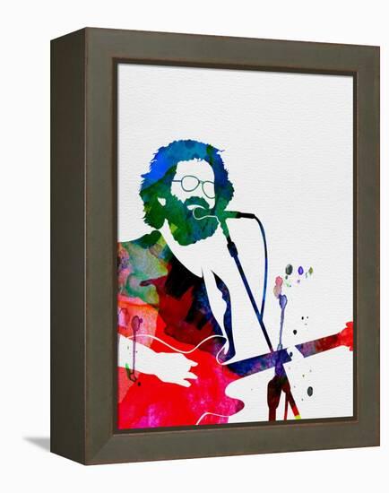 Grateful Dead Watercolor-Lana Feldman-Framed Stretched Canvas