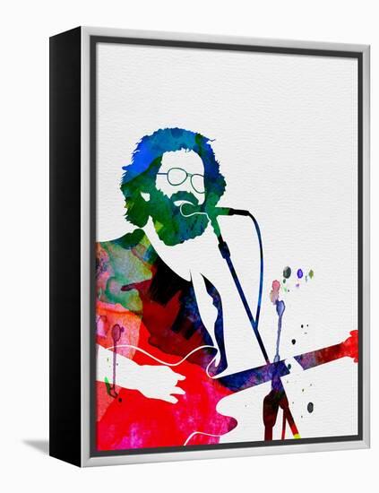 Grateful Dead Watercolor-Lana Feldman-Framed Stretched Canvas