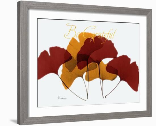 Grateful Gingko Fall-Albert Koetsier-Framed Photo