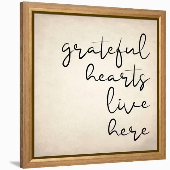Grateful Hearts-Kimberly Allen-Framed Stretched Canvas