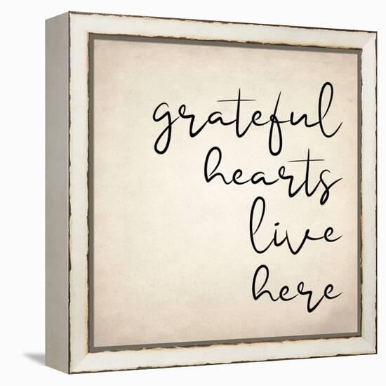 Grateful Hearts-Kimberly Allen-Framed Stretched Canvas