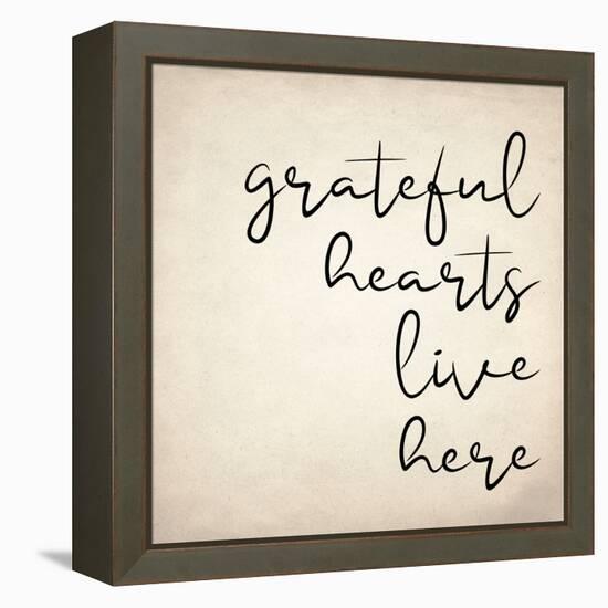 Grateful Hearts-Kimberly Allen-Framed Stretched Canvas