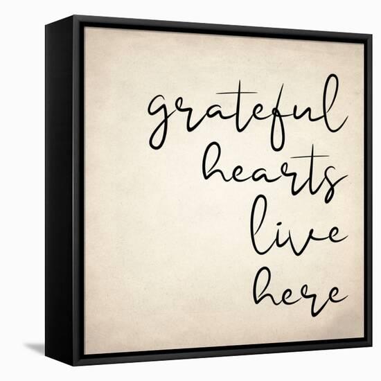 Grateful Hearts-Kimberly Allen-Framed Stretched Canvas