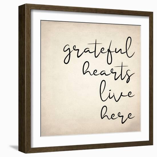 Grateful Hearts-Kimberly Allen-Framed Art Print