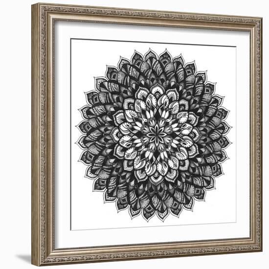 Gratitude Mandala-Nicky Kumar-Framed Giclee Print