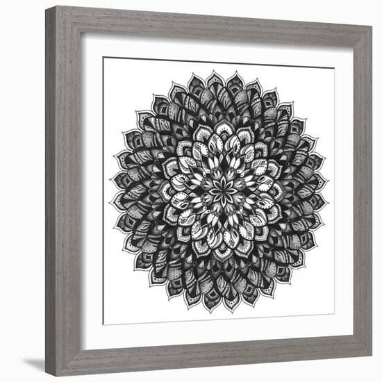 Gratitude Mandala-Nicky Kumar-Framed Giclee Print