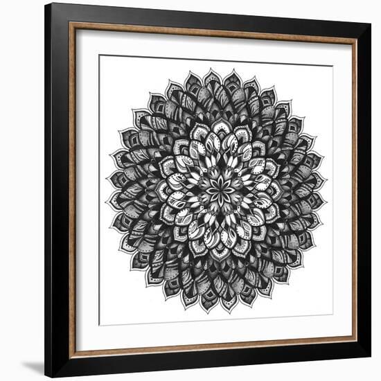 Gratitude Mandala-Nicky Kumar-Framed Giclee Print