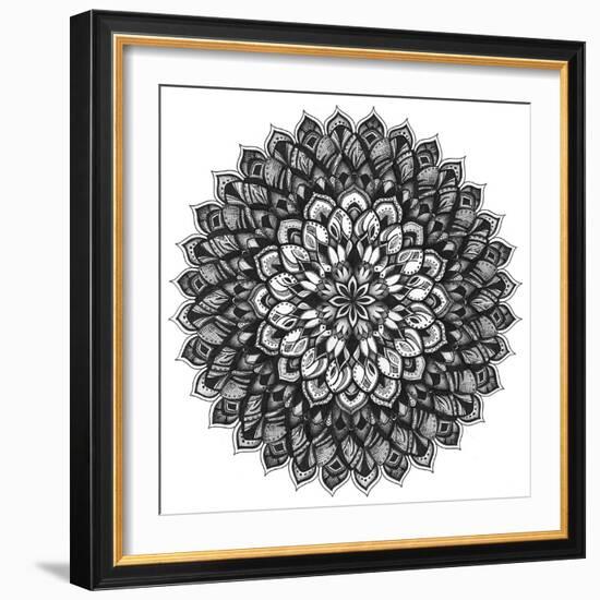 Gratitude Mandala-Nicky Kumar-Framed Giclee Print