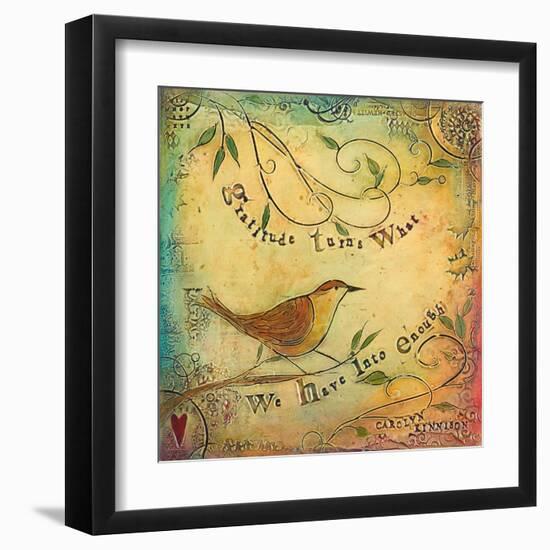 Gratitude Turns What-Carolyn Kinnison-Framed Art Print