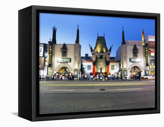 Grauman's Chinese Theatre, Hollywood Boulevard, Los Angeles, California, United States of America,-Gavin Hellier-Framed Premier Image Canvas