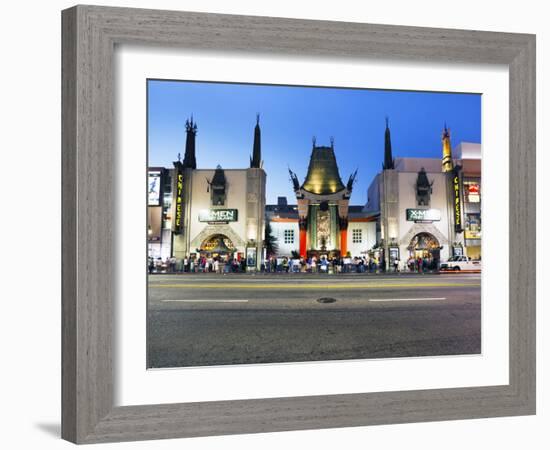 Grauman's Chinese Theatre, Hollywood Boulevard, Los Angeles, California, United States of America,-Gavin Hellier-Framed Photographic Print