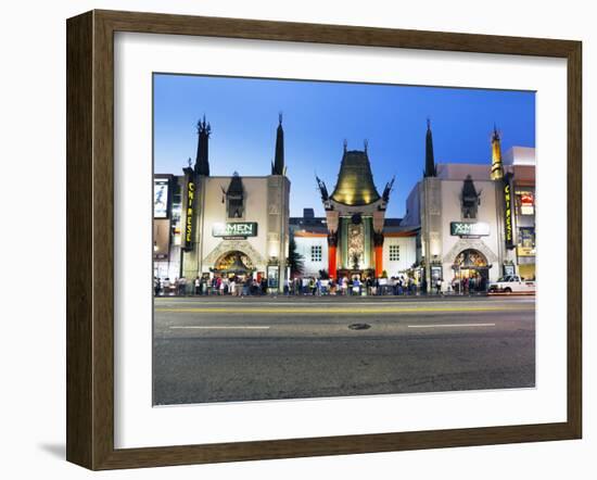 Grauman's Chinese Theatre, Hollywood Boulevard, Los Angeles, California, United States of America,-Gavin Hellier-Framed Photographic Print