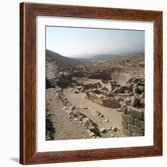 Grave circle A in the citadel at Mycenae, 16th century BC-Unknown-Framed Photographic Print