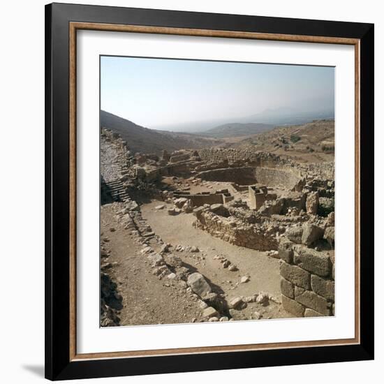 Grave circle A in the citadel at Mycenae, 16th century BC-Unknown-Framed Photographic Print