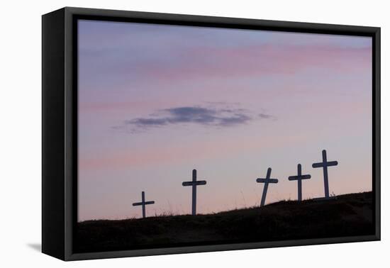 Grave Markers, Seward Peninsula, Alaska-Ken Archer-Framed Premier Image Canvas