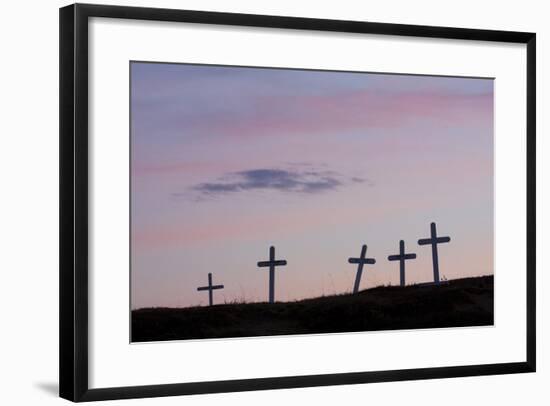 Grave Markers, Seward Peninsula, Alaska-Ken Archer-Framed Photographic Print