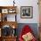 Grave Soldier on Cot Next to Ornate Confessional in Makeshift Hospital in Cens Cathedral-W^ Eugene Smith-Framed Photographic Print displayed on a wall