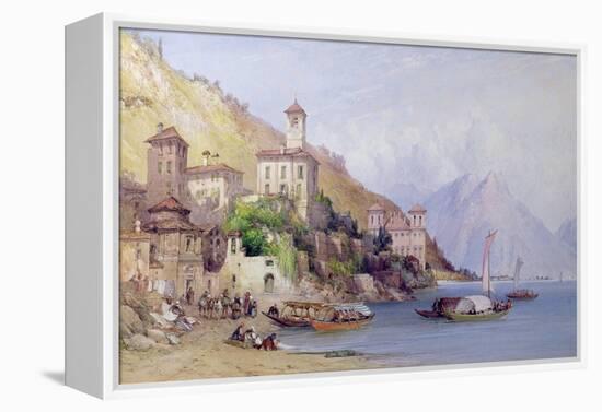 Gravedona, Lake Como, 1895-William Callow-Framed Premier Image Canvas