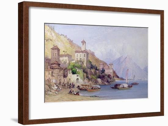 Gravedona, Lake Como, 1895-William Callow-Framed Giclee Print