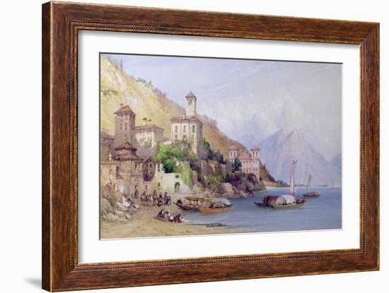 Gravedona, Lake Como, 1895-William Callow-Framed Giclee Print